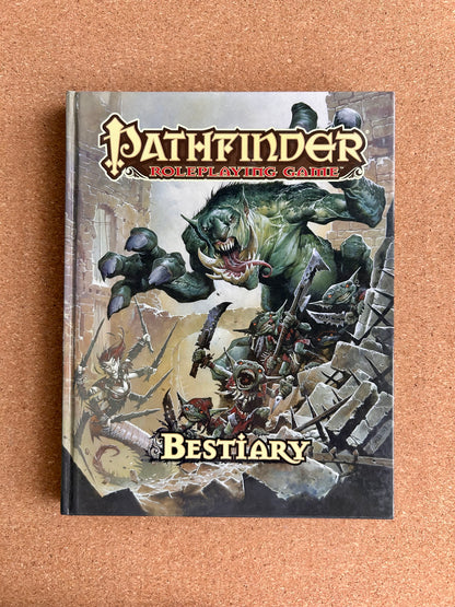 Pathfinder First Edition - Bestiary - Paizo Hardcover (2011)