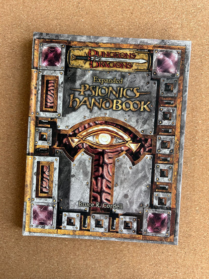 Dungeons & Dragons 3.0/3.5 - Expanded Psionics Handbook - WOTC Hardcover (2004)