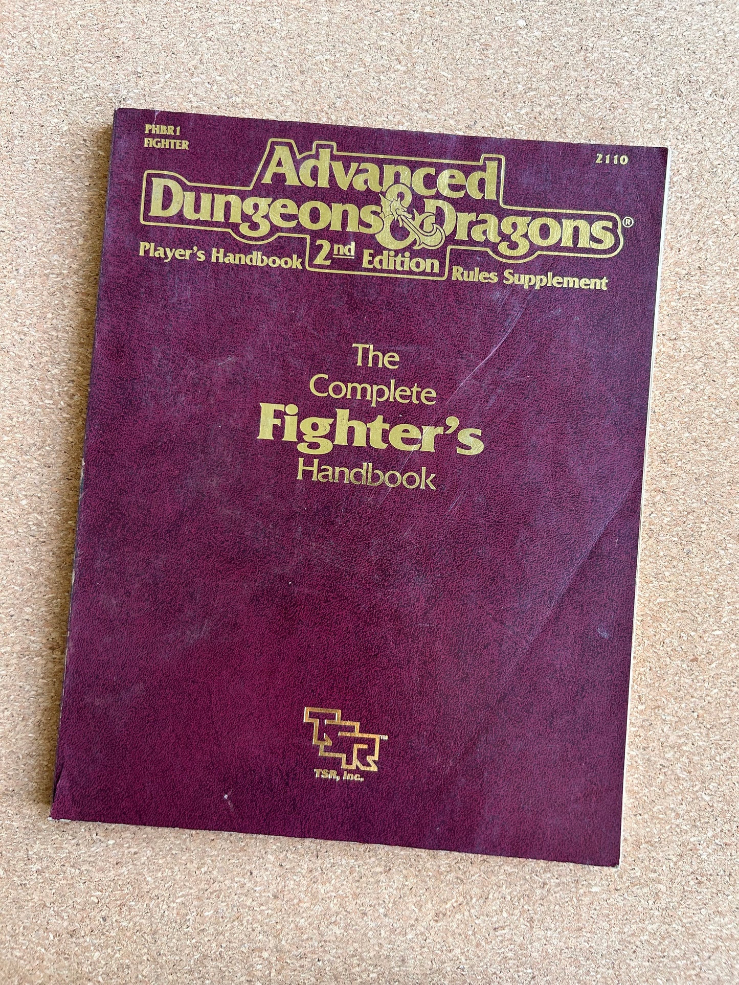 Advanced Dungeons & Dragons - The Complete Fighter’s Handbook - PHBR1 TSR2110 - Paperback (1989)