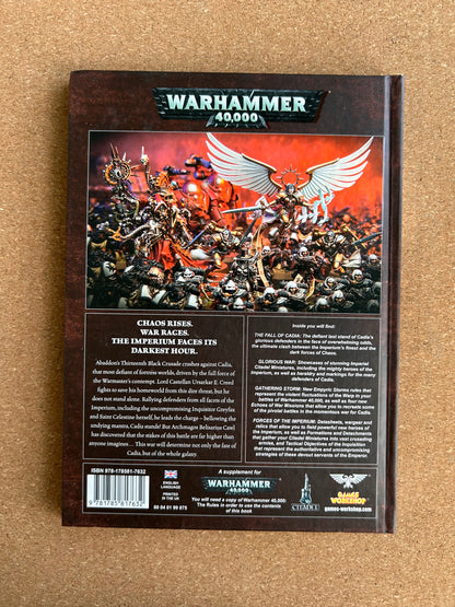Warhammer 40K Supplement - Gathering Storm I Fall of Cadia - Games Workshop Hardcover (2017)
