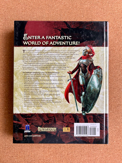 Pathfinder First Edition - Core Rulebook - Paizo Hardcover (2013)