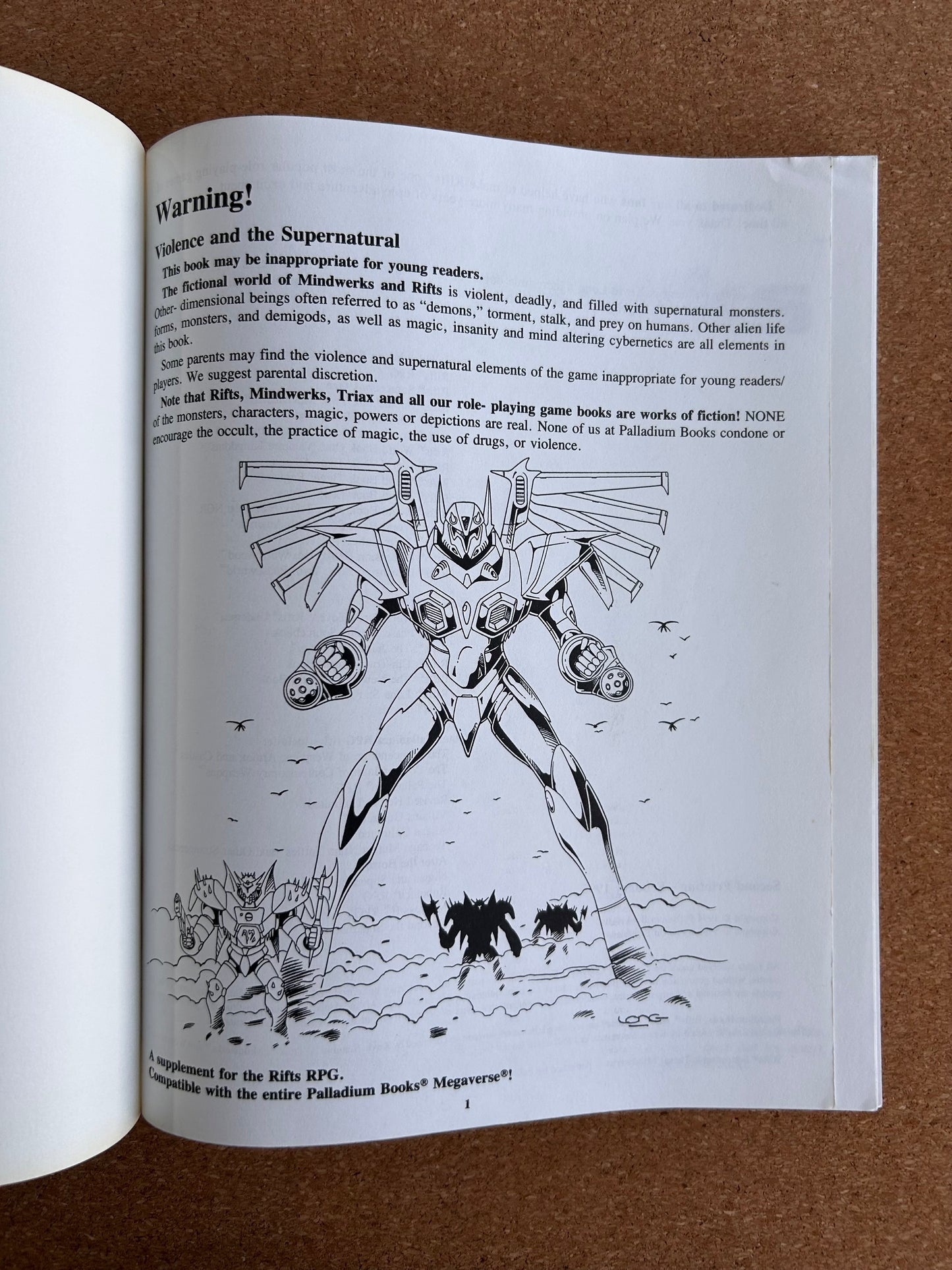 Rifts Sourcebook Three: Mindwerks - Palladium Books Paperback (1995)