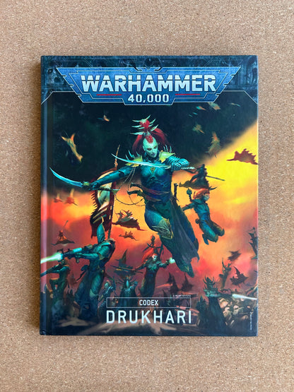 Warhammer 40K 9th Edition - Drukhari Codex - Hardcover (2021)