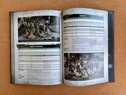 Warhammer 40K 8th Edition - Drukhari Codex - Games Workshop Hardcover (2018)