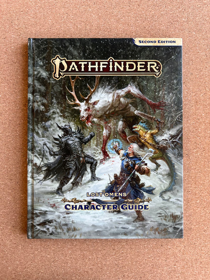 Pathfinder Second Edition - Lost Omens Character Guide - Paizo Hardcover (2019)