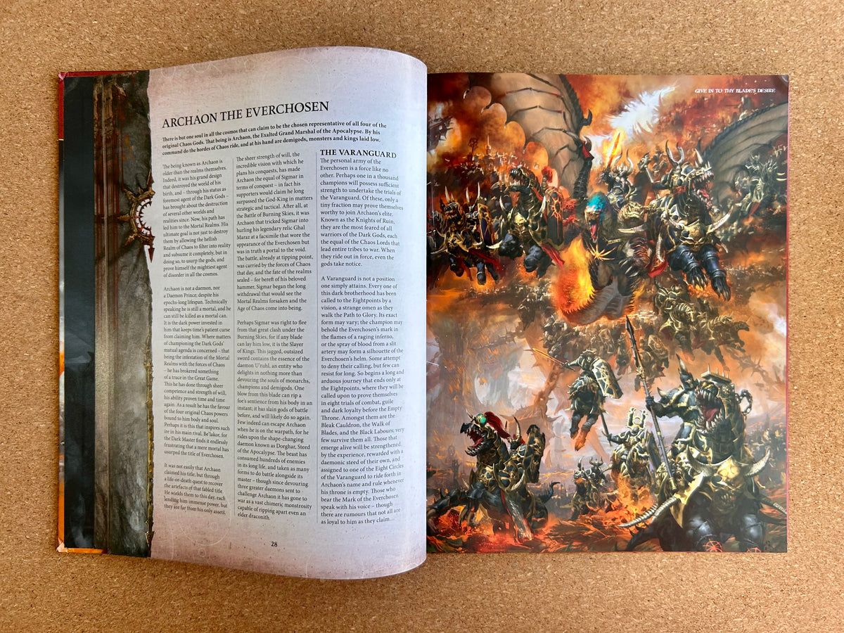 Warhammer Age of Sigmar 3rd Edition - Chaos Battletome Slaves to Darkness - Hardcover (2022)