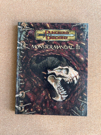 Dungeons & Dragons 3.0/3.5 - Monster Manual III - Hardcover (2004)