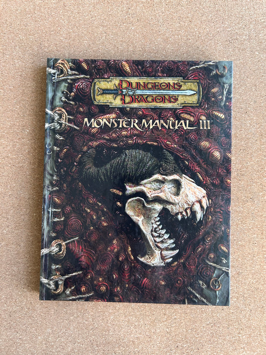 Dungeons & Dragons 3.0/3.5 - Monster Manual III - Hardcover (2004)