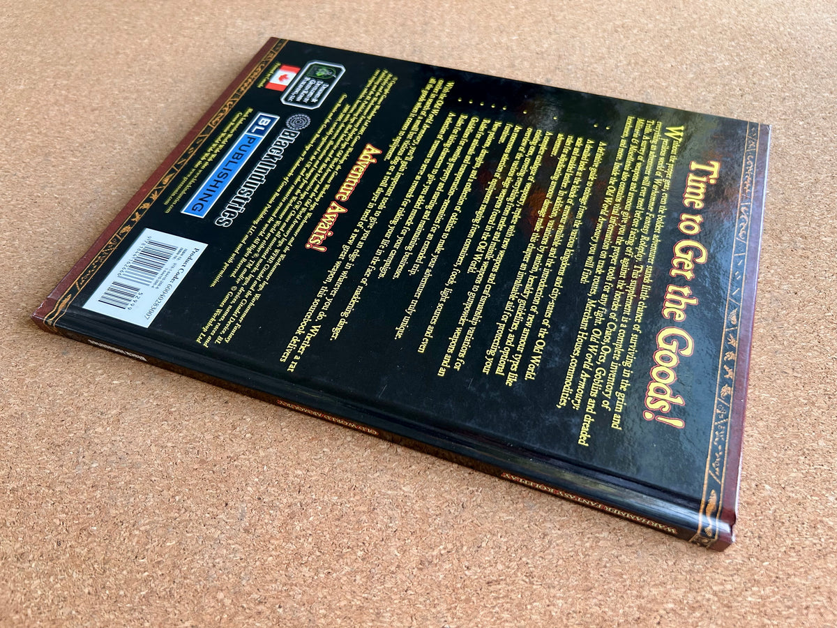 Warhammer Fantasy Roleplay 2nd Ed - Old World Armoury - Black Library Hardcover (2005)