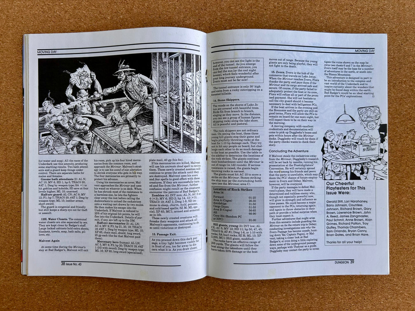 Dungeon Magazine Issue #43 - TSR Magazine (SEPT/OCT, 1993)