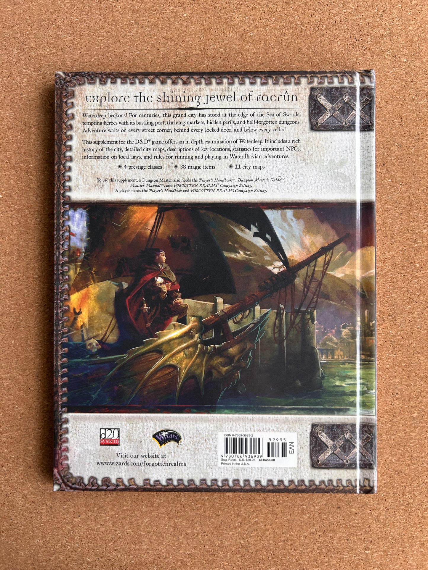 Dungeons & Dragons 3.0/3.5 Forgotten Realms - City of Splendors: Waterdeep - WOTC Hardcover (2005)
