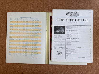 Dungeons & Dragons Adventure - The Tree of Life - TSR9166 - Paperback (1986)