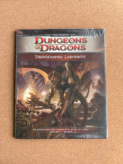 Dungeons & Dragons 4th Edition Adventure - Thunderspire Labyrinth - H2 WOTC Paperback