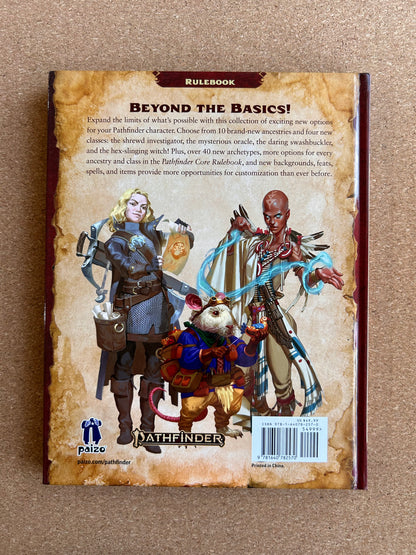 Pathfinder Second Edition - Advanced Player’s Guide - Paizo Hardcover (2019)