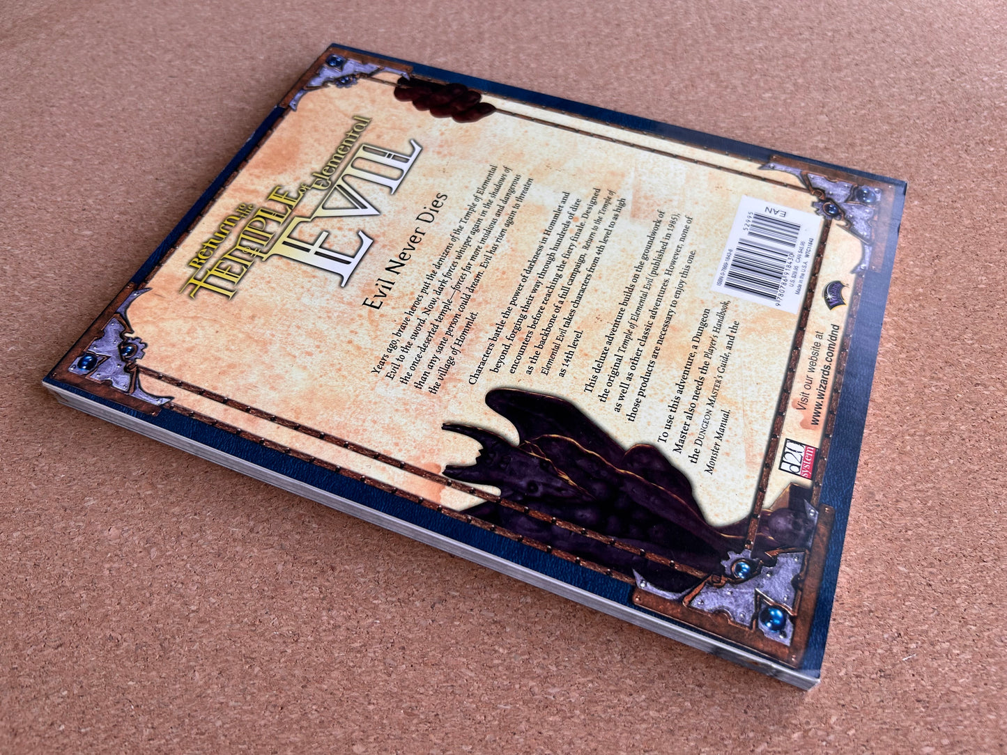 Dungeons & Dragons Adventure 3.0/3.5 - Return to the Temple of Elemental Evil - WTC11843 - Paperback (2001)