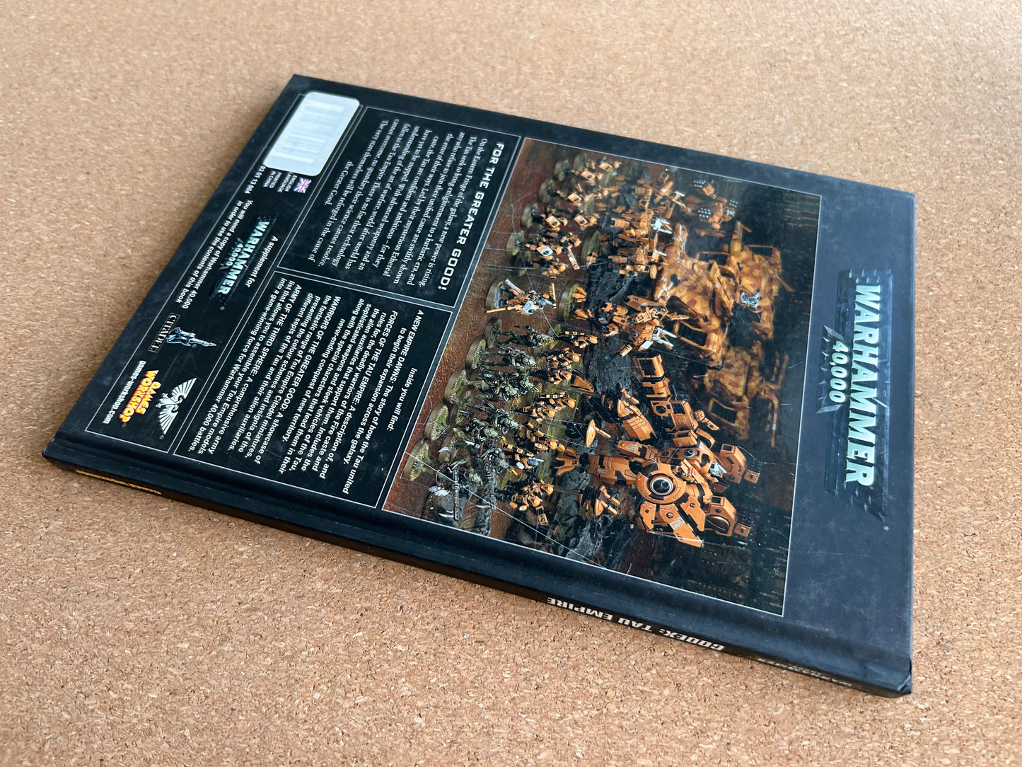 Warhammer 40K 6th Edition - Tau Empire Codex - Games Workshop Hardcover (2012)