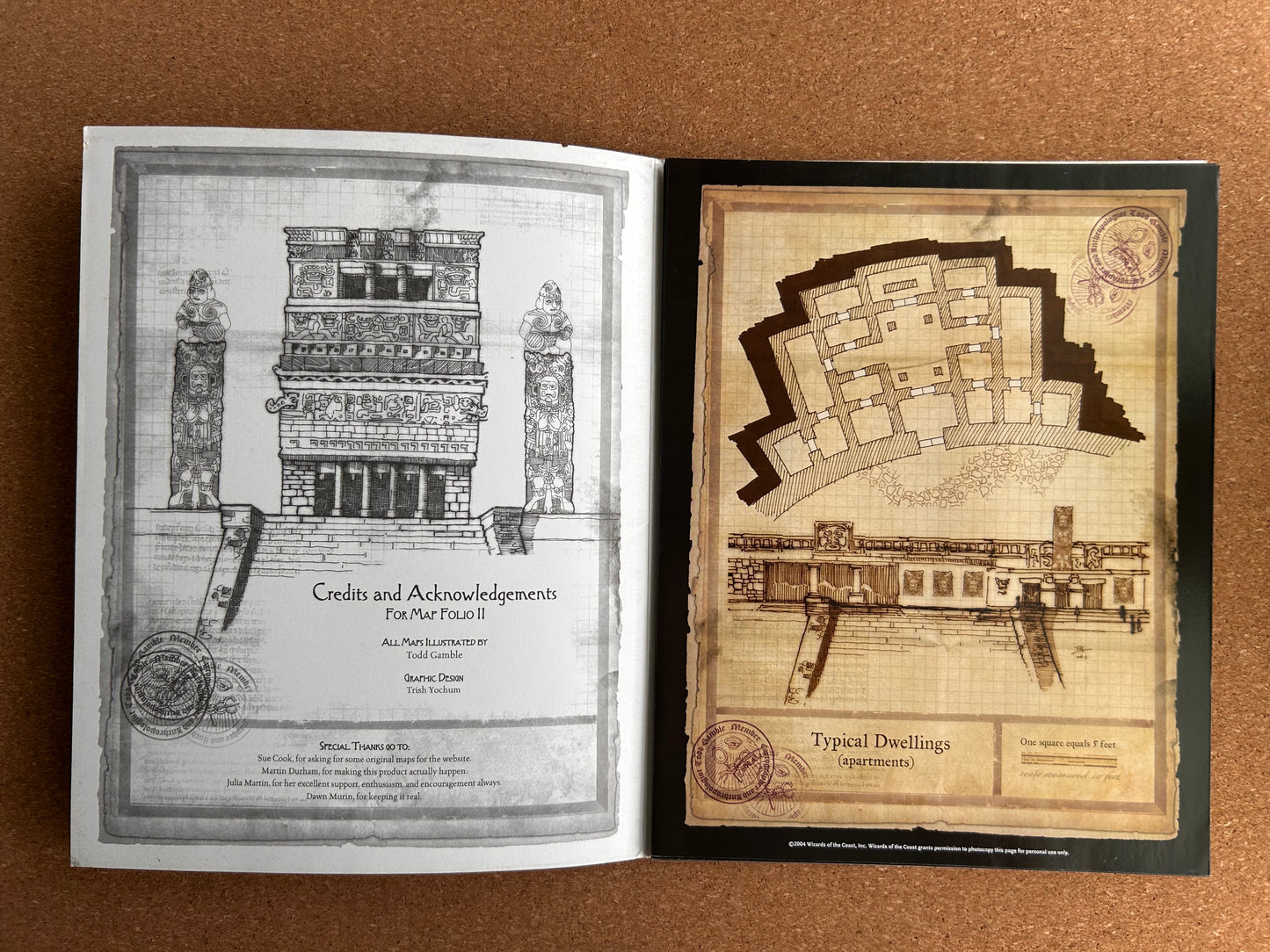 Dungeons & Dragons 3.0/3.5 - Map Folio II - WOTC Booklet (2004)
