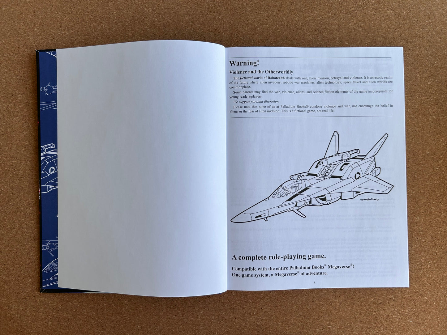 Robotech The Shadow Chronicles RPG Deluxe Edition - Palladium Books Hardcover (2008)