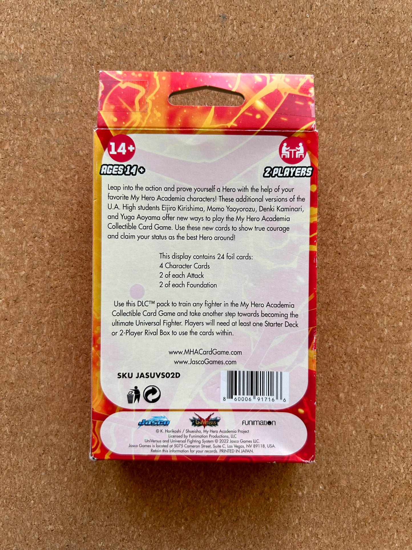 My Hero Academia Collectible Trading Card Game - Deck Loadable Content - Funimation (2022)