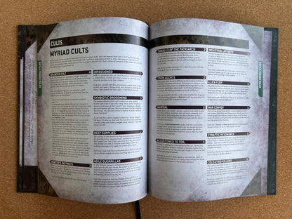 Warhammer 40K 9th Edition - Genestealer Cults Codex - Hardcover (2021)