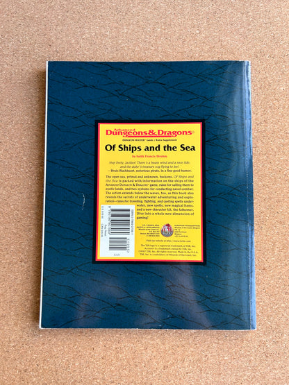 Advanced Dungeons & Dragons Rules Supplement - Of Ships and the Sea - TSR2170 - Paperback (1997)