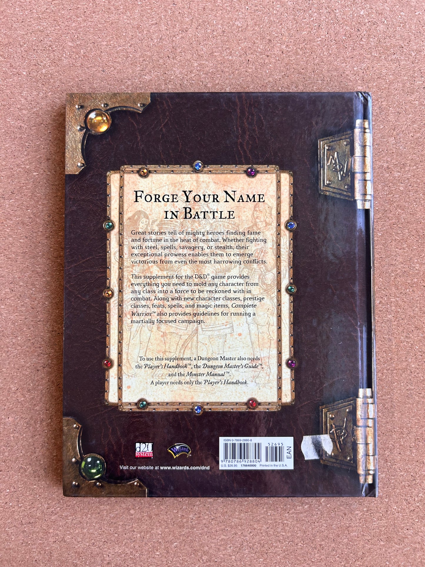 Dungeons & Dragons 3.0/3.5 - Complete Warrior - WOTC Hardcover (2003)