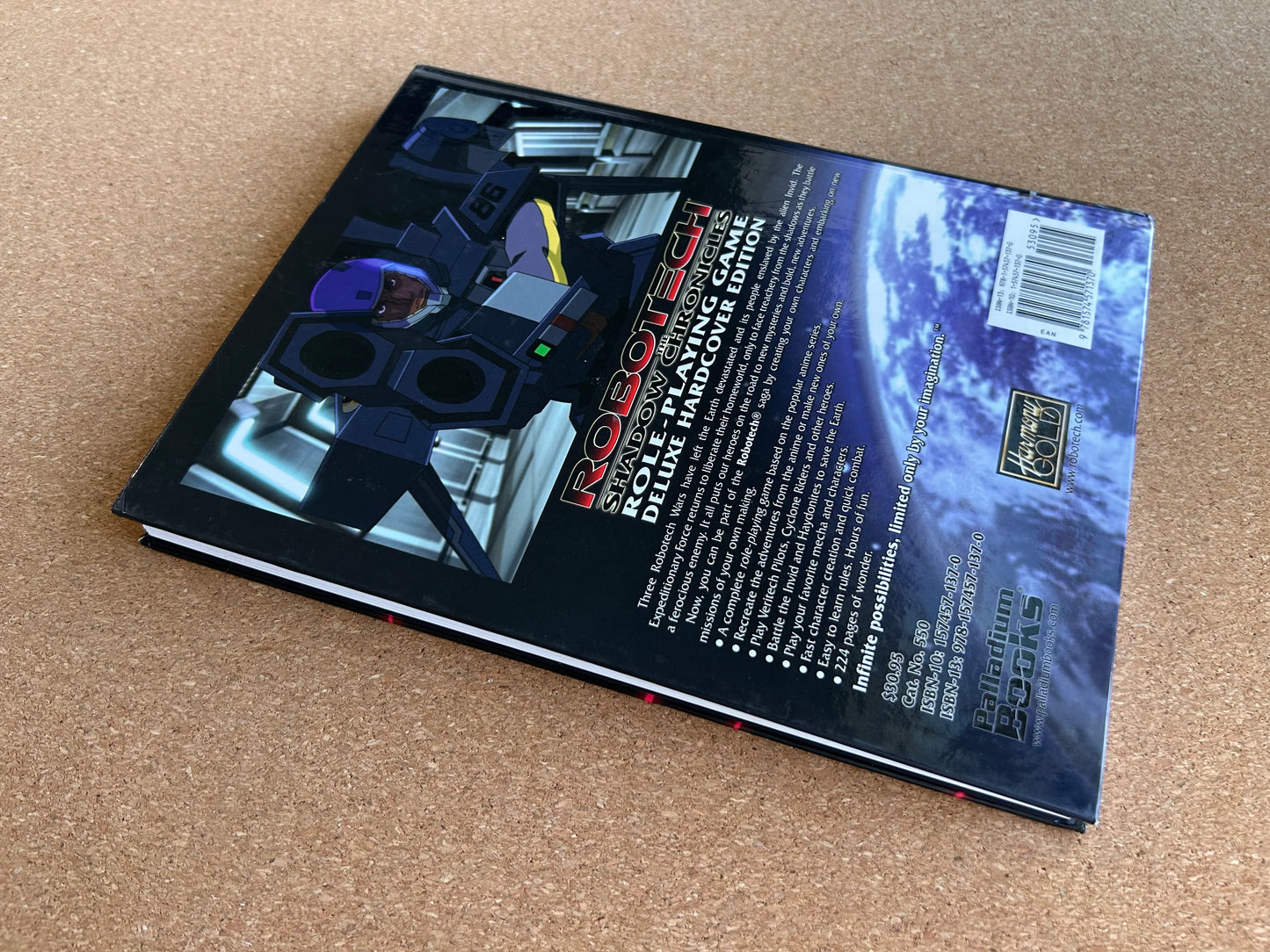 Robotech The Shadow Chronicles RPG Deluxe Edition - Palladium Books Hardcover (2008)