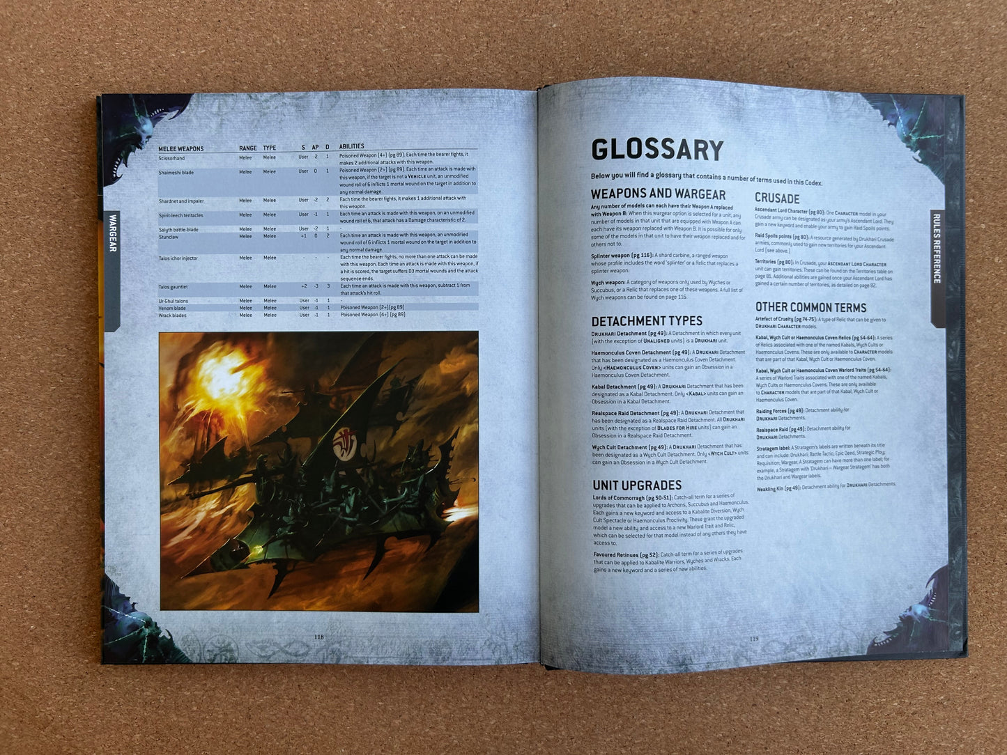 Warhammer 40K 9th Edition - Drukhari Codex - Hardcover (2021)