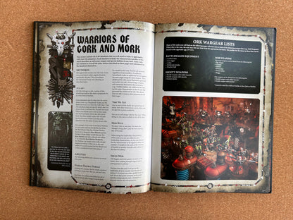 Warhammer 40K 8th Edition - Orks Codex - Games Workshop Hardcover (2018)