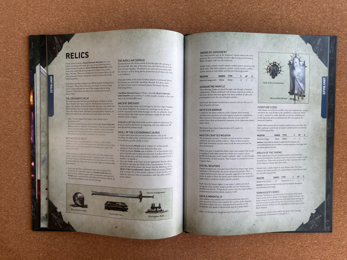 Warhammer 40K 9th Edition - Black Templars Codex - Hardcover (2021)