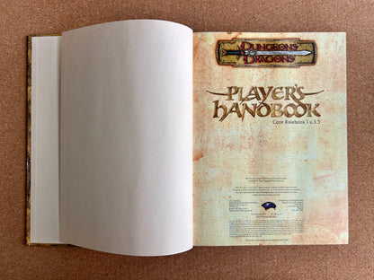 Dungeons & Dragons 3.0/3.5 - Player’s Handbook v3.5 - WOTC Hardcover (2003)