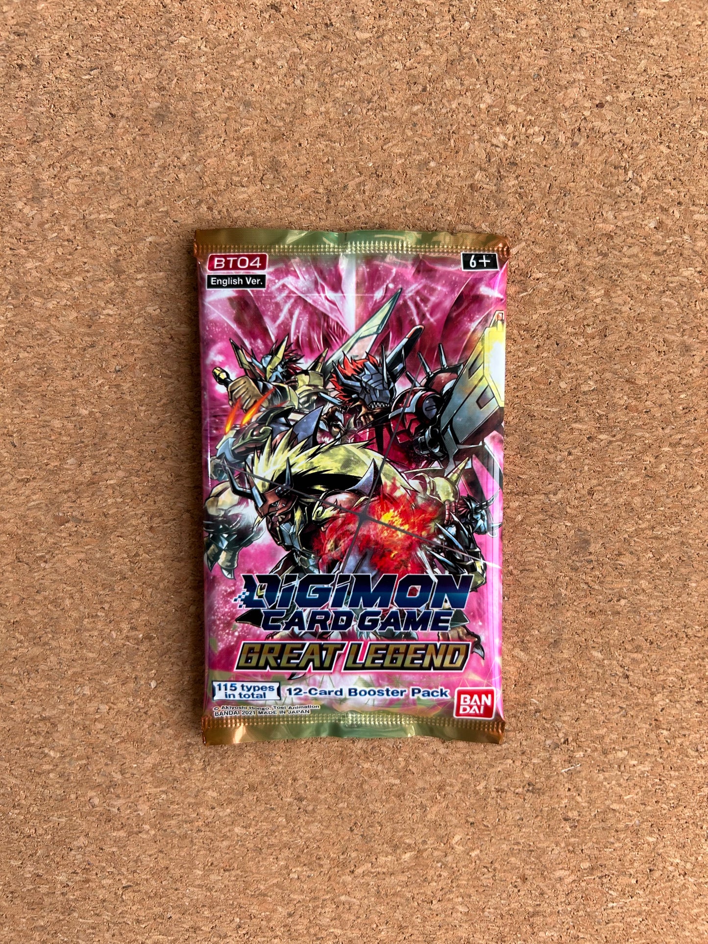 Digimon Card Game: Great Legend - 12 Card Booster Pack - English