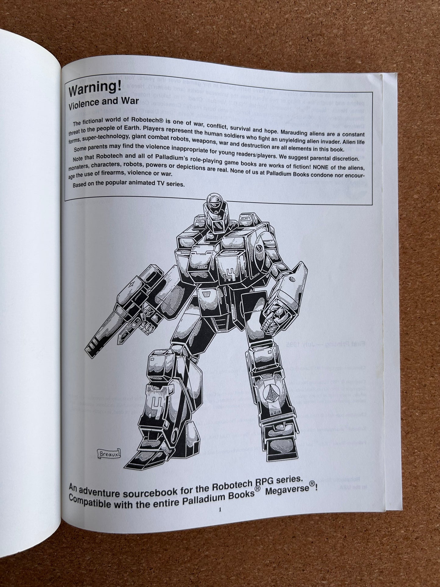 Robotech: RPG Book Eight Strike Force - Palladium Paperback (1995)