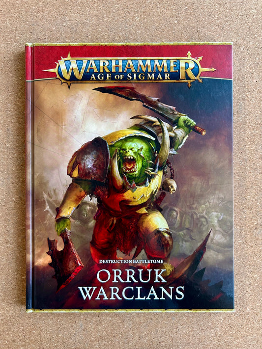 Warhammer Age of Sigmar 4th Edition - Death Battletome Orruk Warclans - Hardcover (2025)