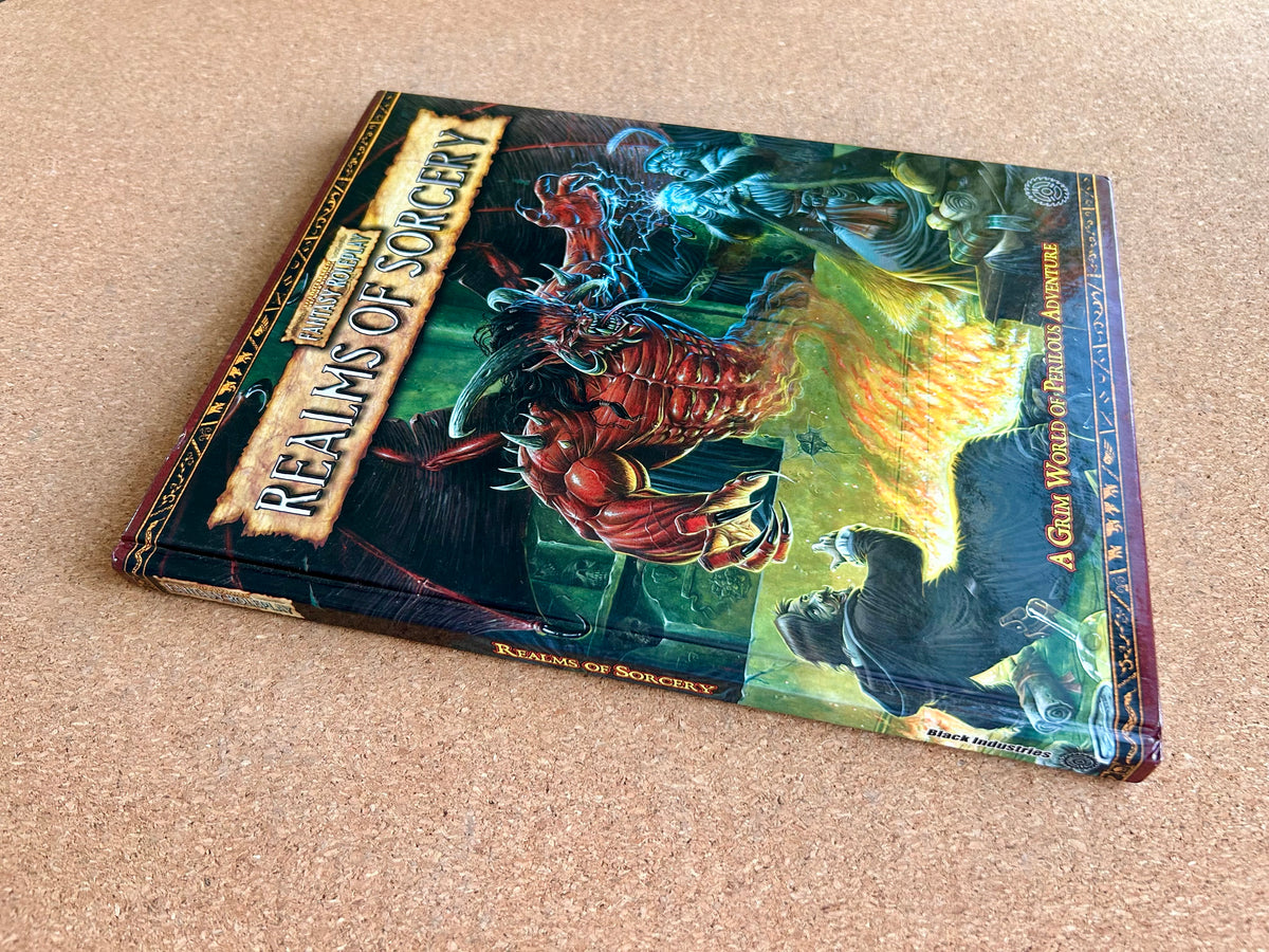 Warhammer Fantasy Roleplay 2nd Ed - Realms of Sorcery  - Black Library Hardcover (2005)