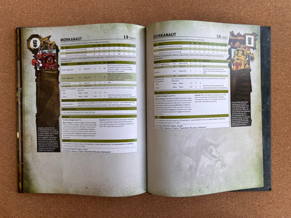 Warhammer 40K 9th Edition - Orks Codex - Hardcover (2021)