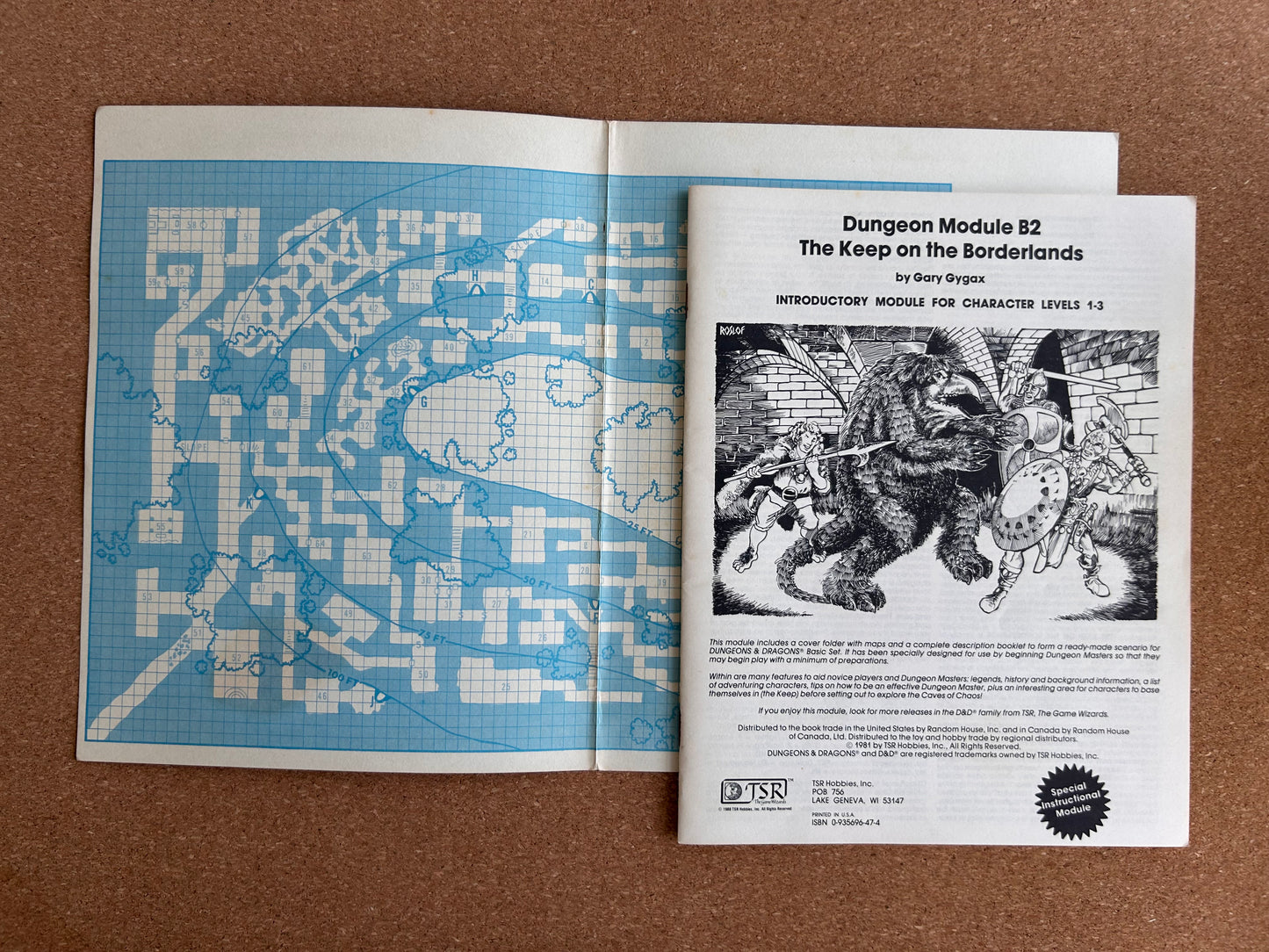 Dungeons & Dragons Module B2 - The Keep on the Borderlands - TSR9034 - Paperback (1981)