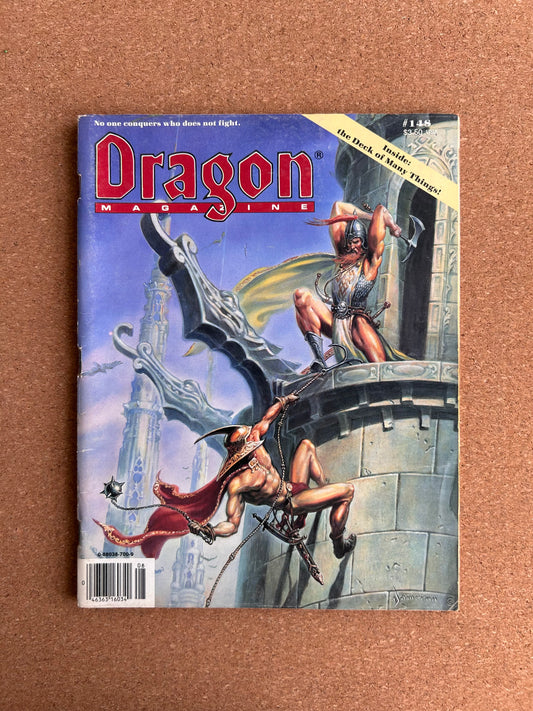 Dragon Magazine Issue #148 - TSR Magazine (August, 1989)