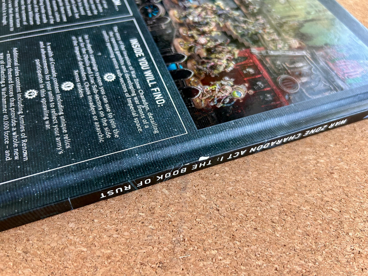 Warhammer 40K - Act I: The Book of Rust War Zone Charadon - Games Workshop Hardcover (2021)