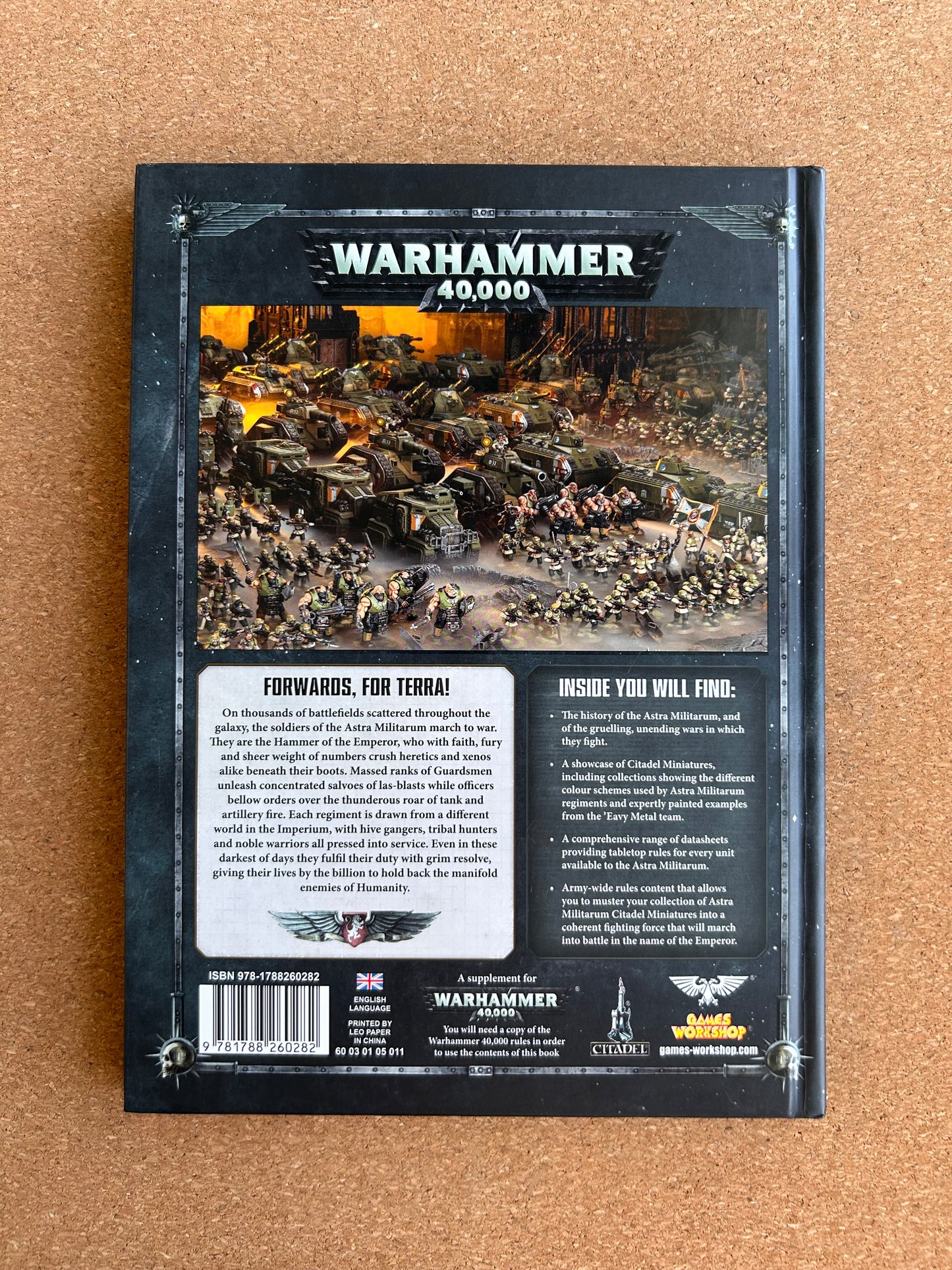 Warhammer 40K 8th Edition - Astra Militarum Codex - Games Workshop Hardcover (2017)