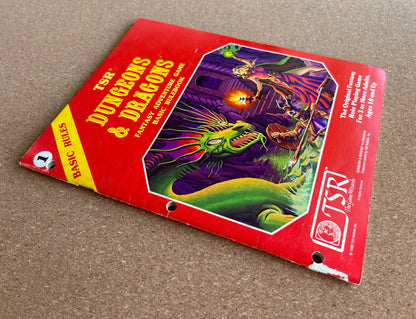 Dungeons & Dragons Basic Rules - Fantasy Adventure Game Basic Rulebook - TSR2014 - Paperback (1981)