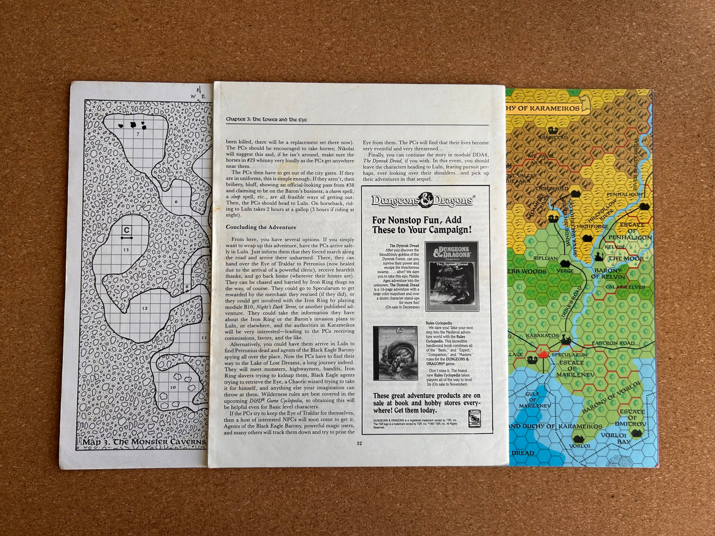 Dungeons & Dragons Adventure - Eye of Traldar - TSR9271 - Paperback (1991)