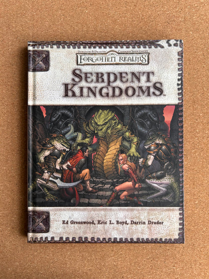 Dungeons & Dragons 3.0/3.5 Forgotten Realms - Serpent Kingdoms - WOTC Hardcover (2004)