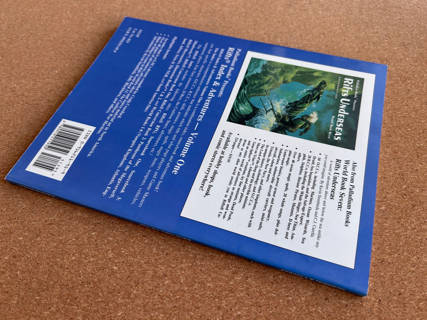 Rifts Index & Adventures - Volume One - Palladium Books Paperback 1st Print (1996)