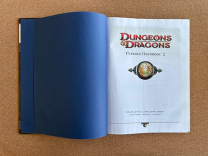 Dungeons & Dragons 4th Edition - Player’s Handbook 2 - WOTC Hardcover (2009)