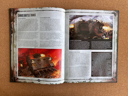 Warhammer 40K 8th Edition - Chaos Space Marines Codex - Games Workshop Hardcover (2017)