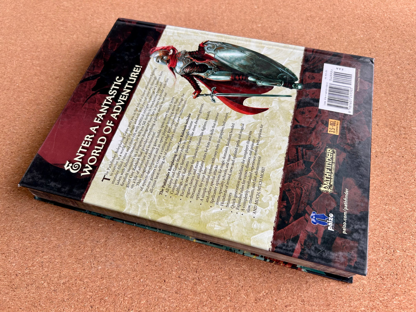 Pathfinder First Edition - Core Rulebook - Paizo Hardcover (2013)