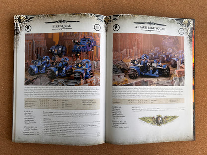 Warhammer 40K 7th Edition - Space Marines Codex - Games Workshop Hardcover (2015)