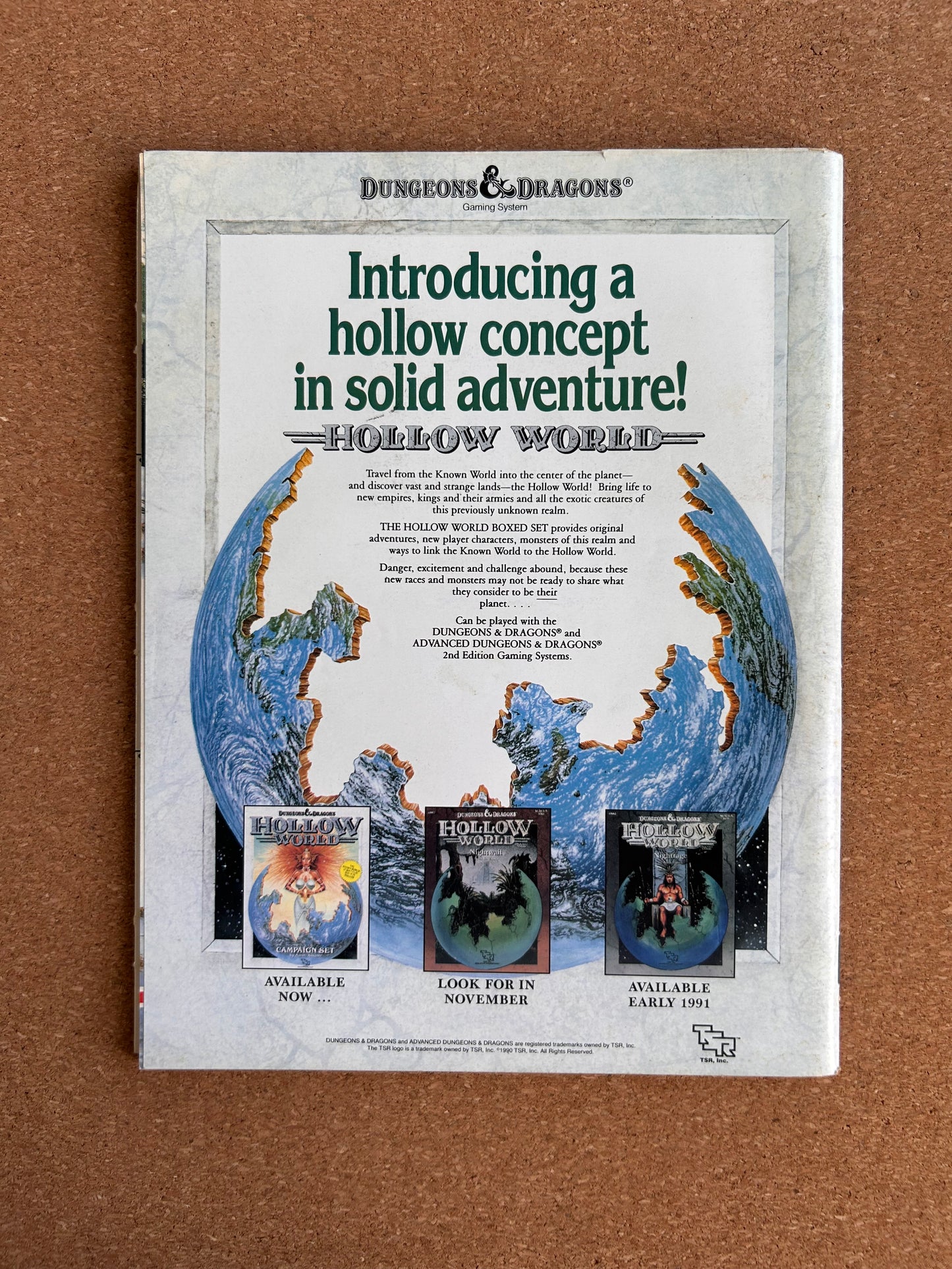 Dragon Magazine Issue #160 - TSR Magazine (August, 1990) - With Trading Card Insert Uncut