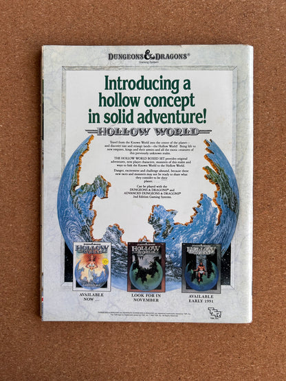 Dragon Magazine Issue #160 - TSR Magazine (August, 1990) - With Trading Card Insert Uncut